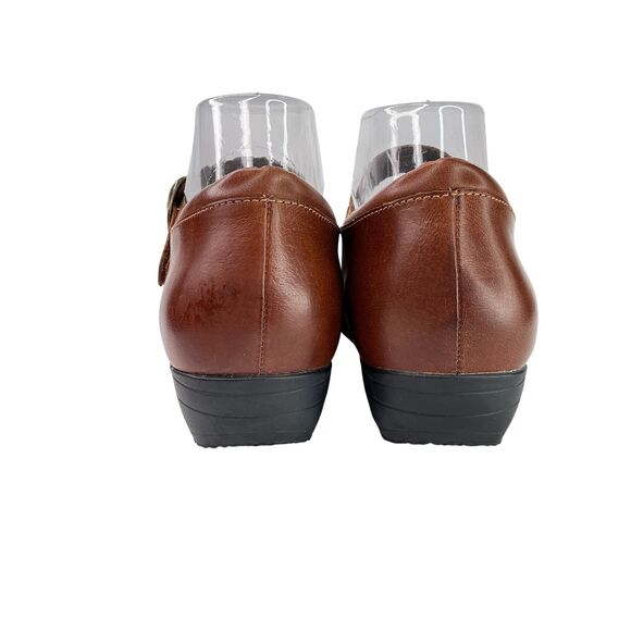 Dansko Fawna Women’s US 10 EU 40 Burnished Brown Leather Mary Jane Comfort Shoes - Picture 7 of 13